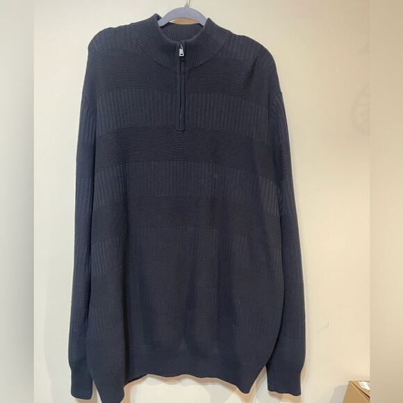 Chaps Men’s Black Sweater Size 3XB NWOT - Picture 1 of 10